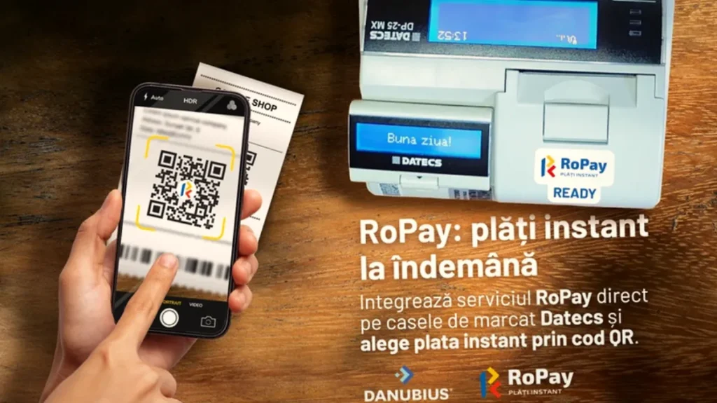 Danubius integrează RoPay direct în casele de marcat Datecs